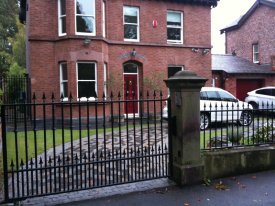 AFTER THIS SWEEPING GRANITE SET DRIVEWAY ASSISTS IN THE RESTORATION OF THIS BEAUTIFULLY RENOVATED CHARACTER PROPERTY SOUTH LIVERPOOL