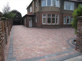 AFTER LARGE BLOCK PAVED DRIVEWAY BIRKENHEAD